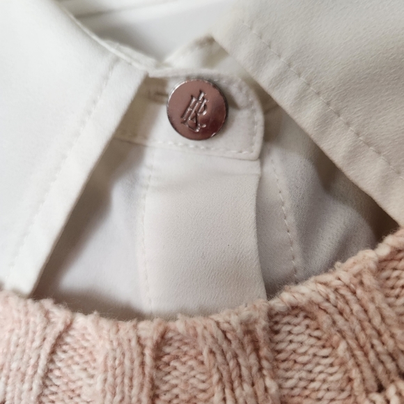 Lauren Ralph Lauren Preppy Pink Soft Academia Coquette Girl Sweater size PL - Picture 3 of 11